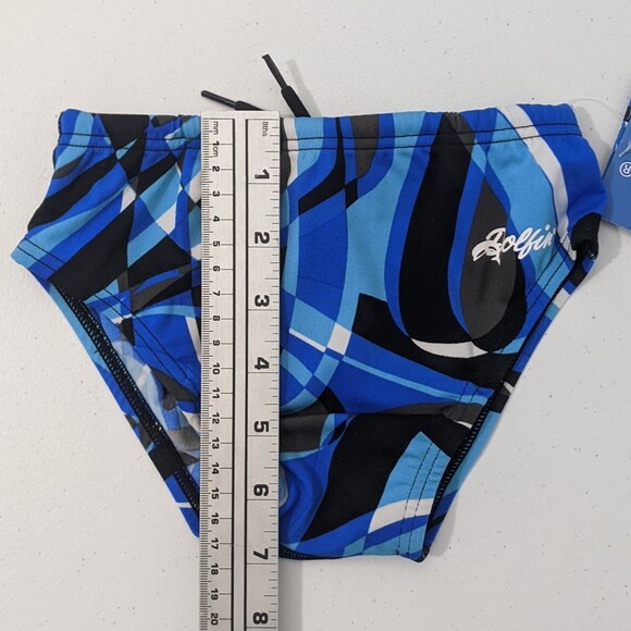 NWT Dolfin 22 Boys Briefs Racer Competitive Chloroban Swim Bottoms New Toddler - Picture 7 of 7